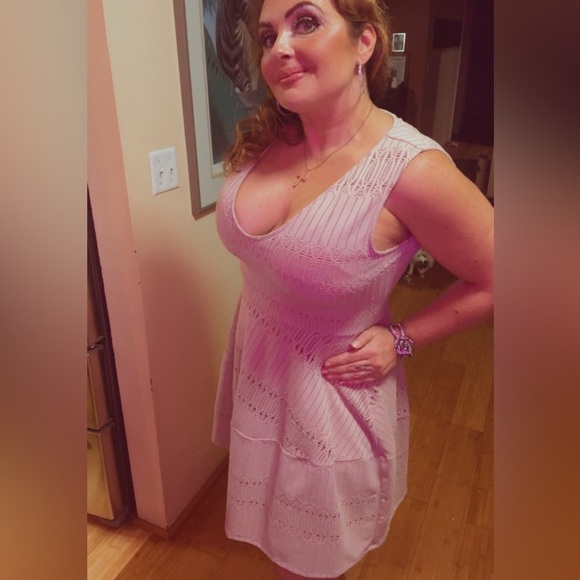 BCBGMaxAzria Blush Pink Mini Dress - Picture 3 of 10